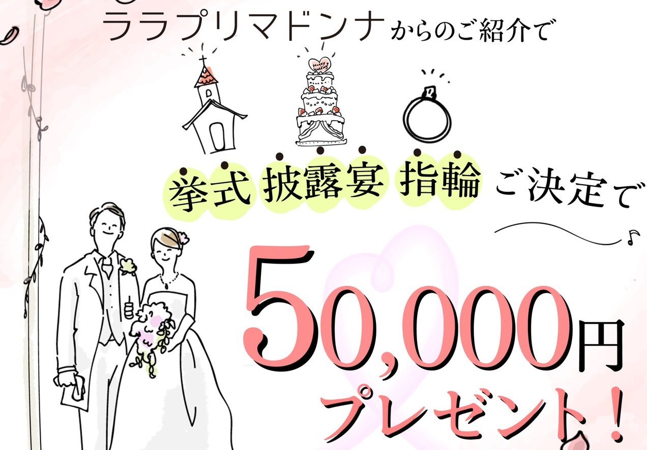 5万円プレゼントキャンペーン