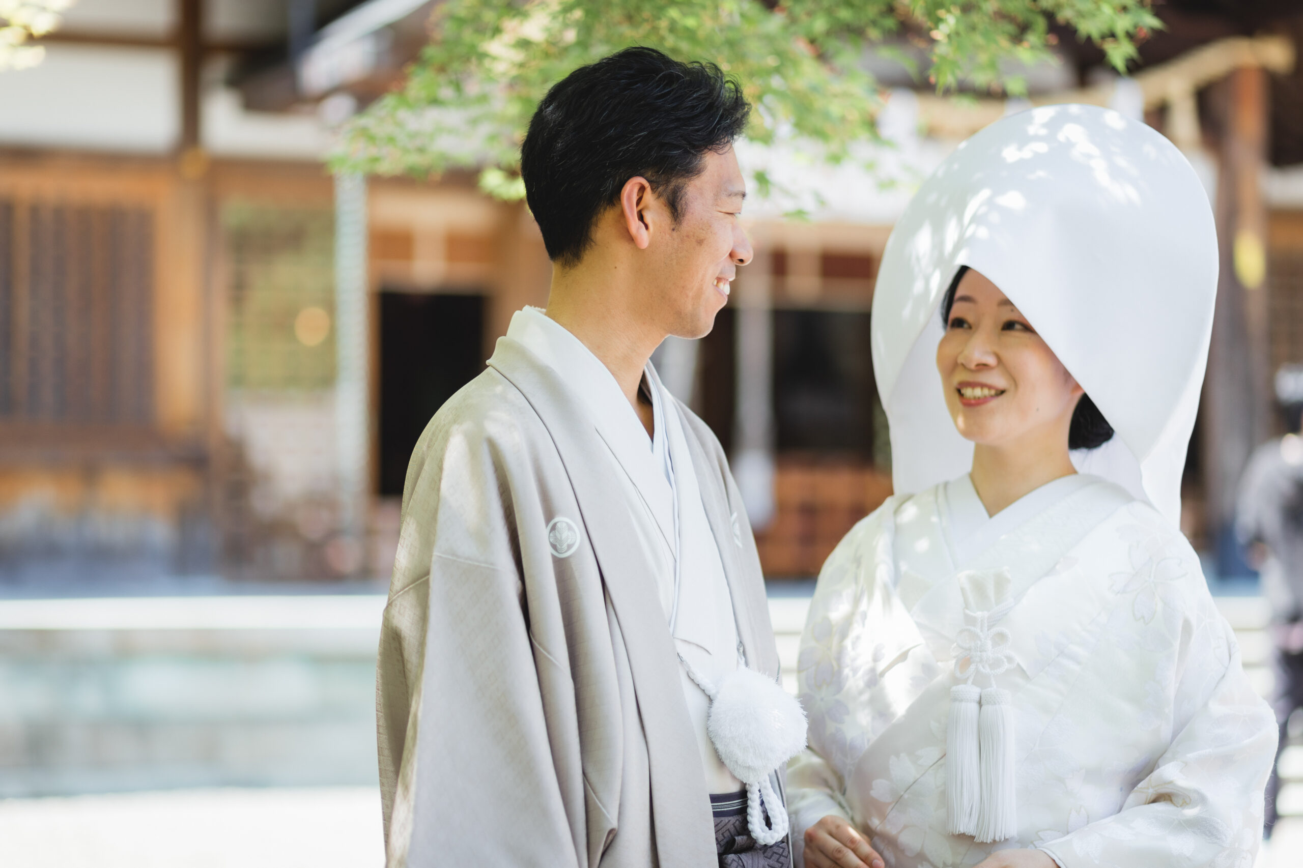 【足羽神社】自然と歴史に包まれて誓う ぬくもりある神前式